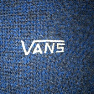 Vans zipped sweatshirt size L